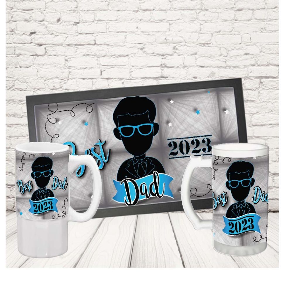 COPPIA BAR ''BEST DAD OCCHIALI''