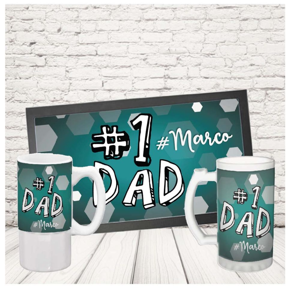 COPPIA KIT BAR ''#1 DAD''