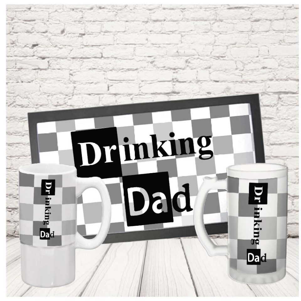COPPIA KIT BAR ''DRINKING DAD''