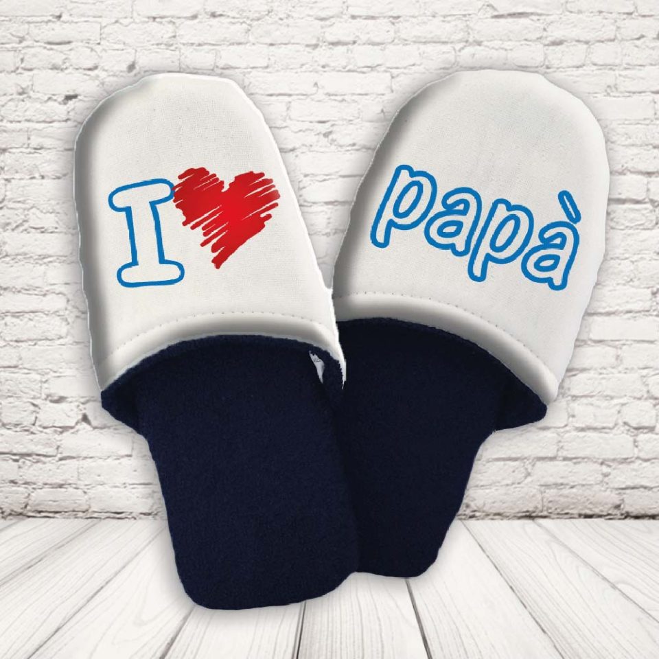 PANTOFOLE PAPA' ''LOVE DAD''