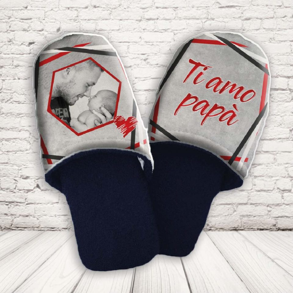 PANTOFOLE PAPA' ''CORNICE ROSSA DAD''