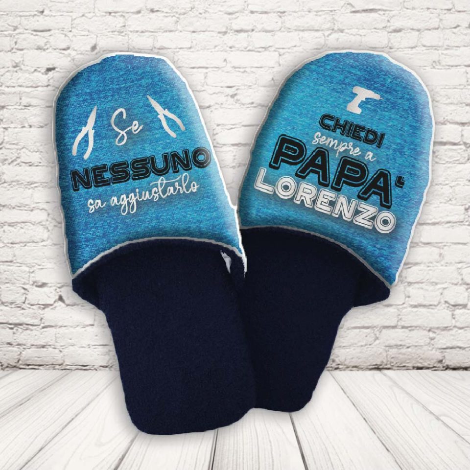 PANTOFOLE PAPA' ''DAD AGGIUSTATUTTO''
