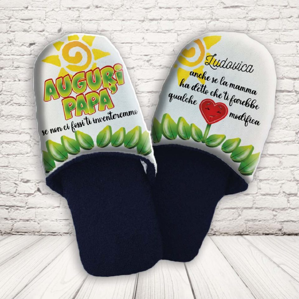 PANTOFOLE PAPA' ''DAD GIARDINO''
