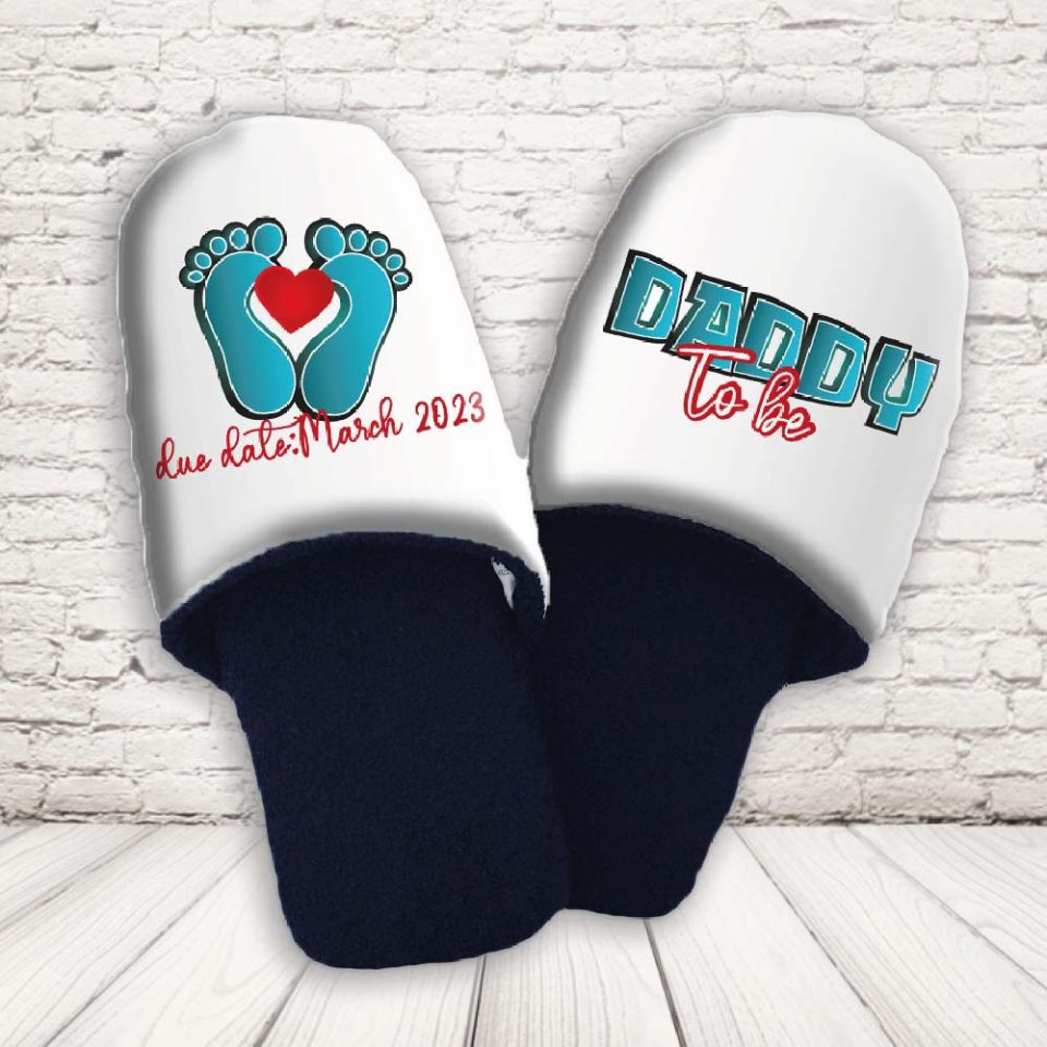 PANTOFOLE PAPA' ''DADDY TO BE''