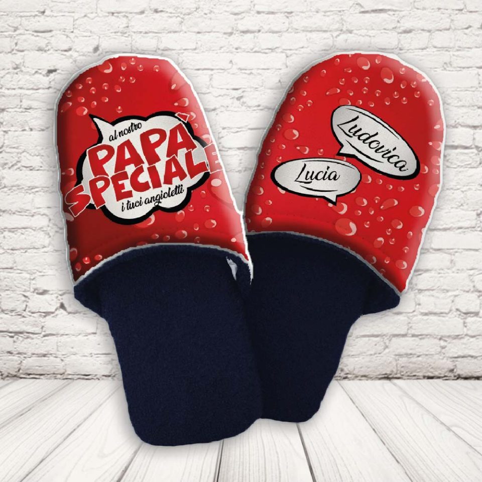 PANTOFOLE PAPA' ''DAD VIGNETTE''