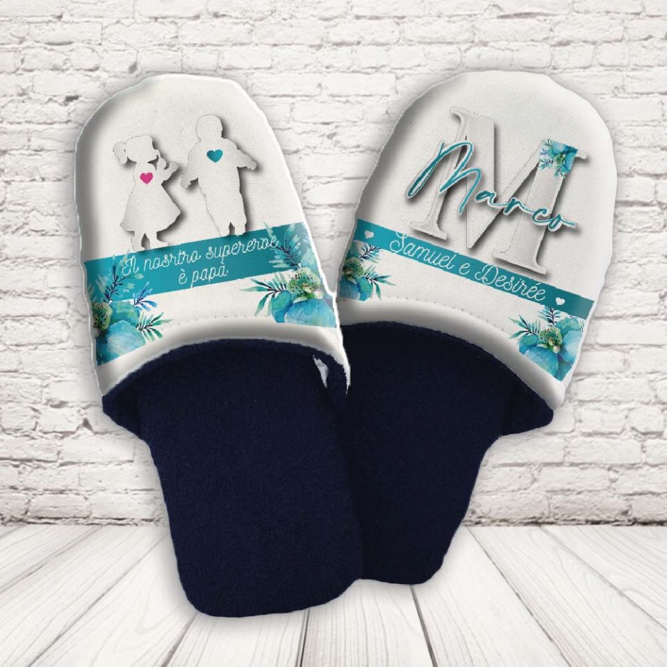 PANTOFOLE PAPA' ''DAD LETTER''