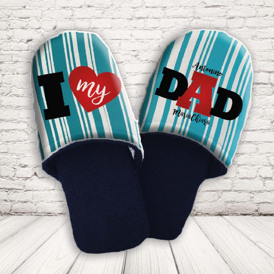 PANTOFOLE PAPA' ''love my dad''