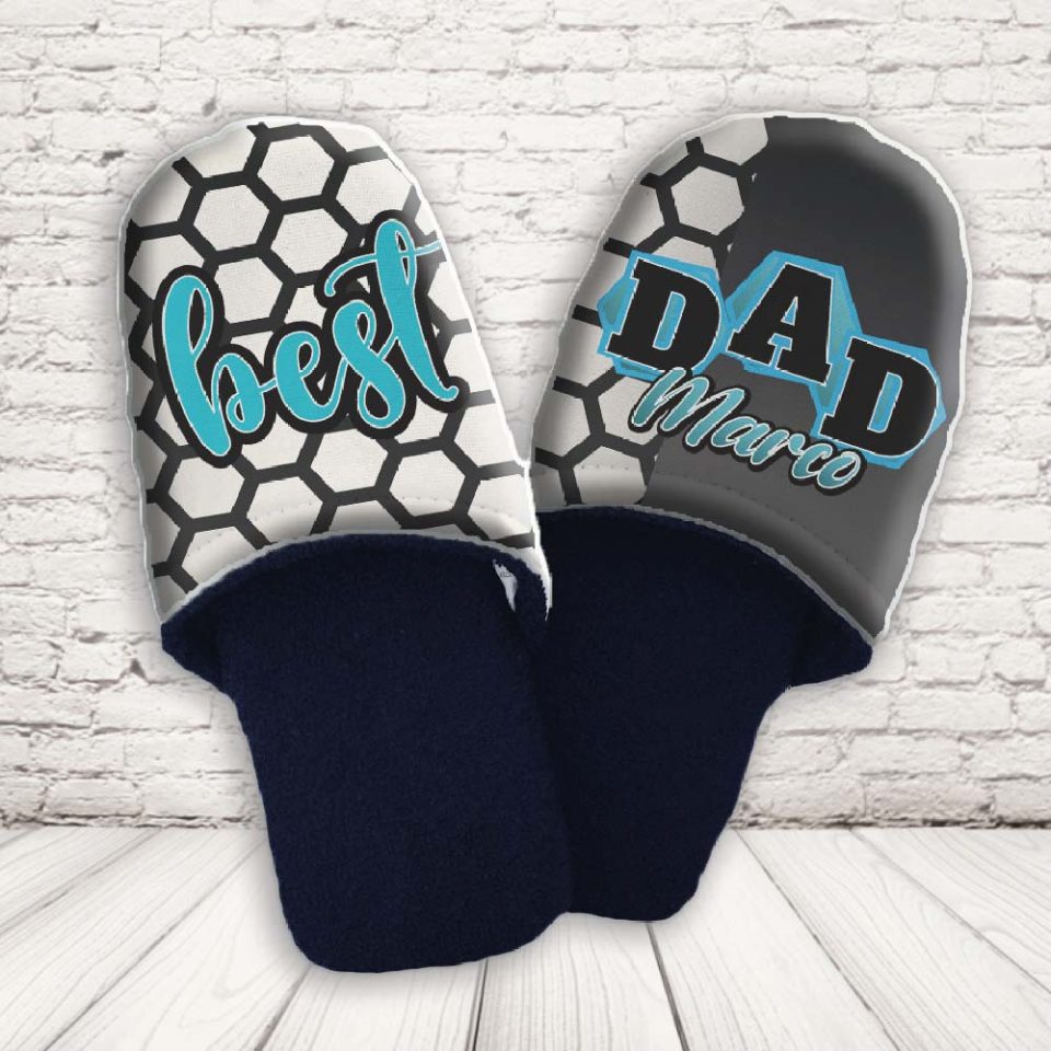 PANTOFOLE PAPA' ''BEST DAD BLU NOME''