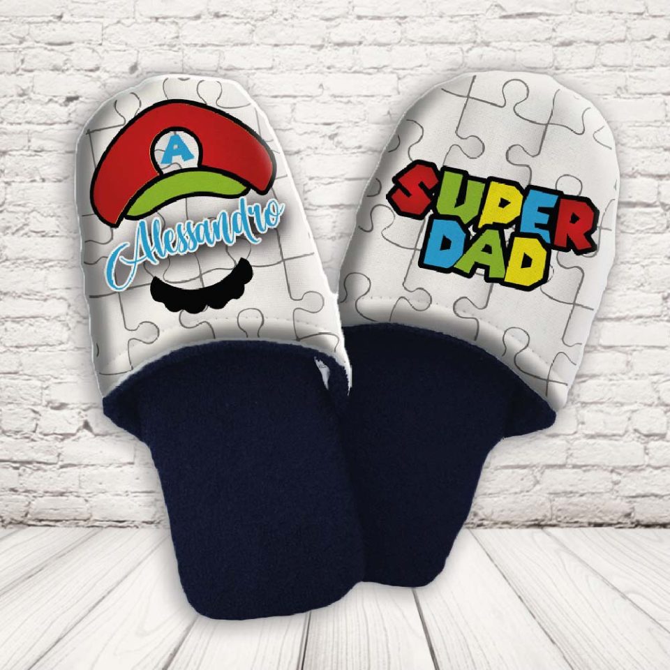 PANTOFOLE PAPA' ''SUPER DAD BROS''