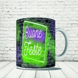 TAZZA NATALE ''CHRISTMAS NEON''