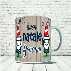 TAZZA NATALE ''SUPER ELFO CARTOON''