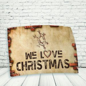 TOVAGLIETTA ''LOVE CHRISTMAS FIOCCO''
