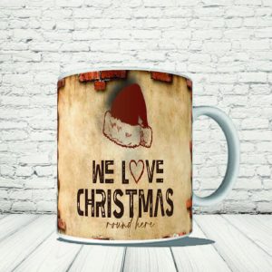 TAZZA NATALE ''LOVE CHRISTMAS CAP''