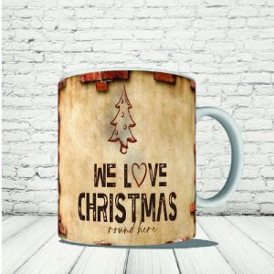 TAZZA NATALE ''LOVE CHRISTMAS ALBERO''