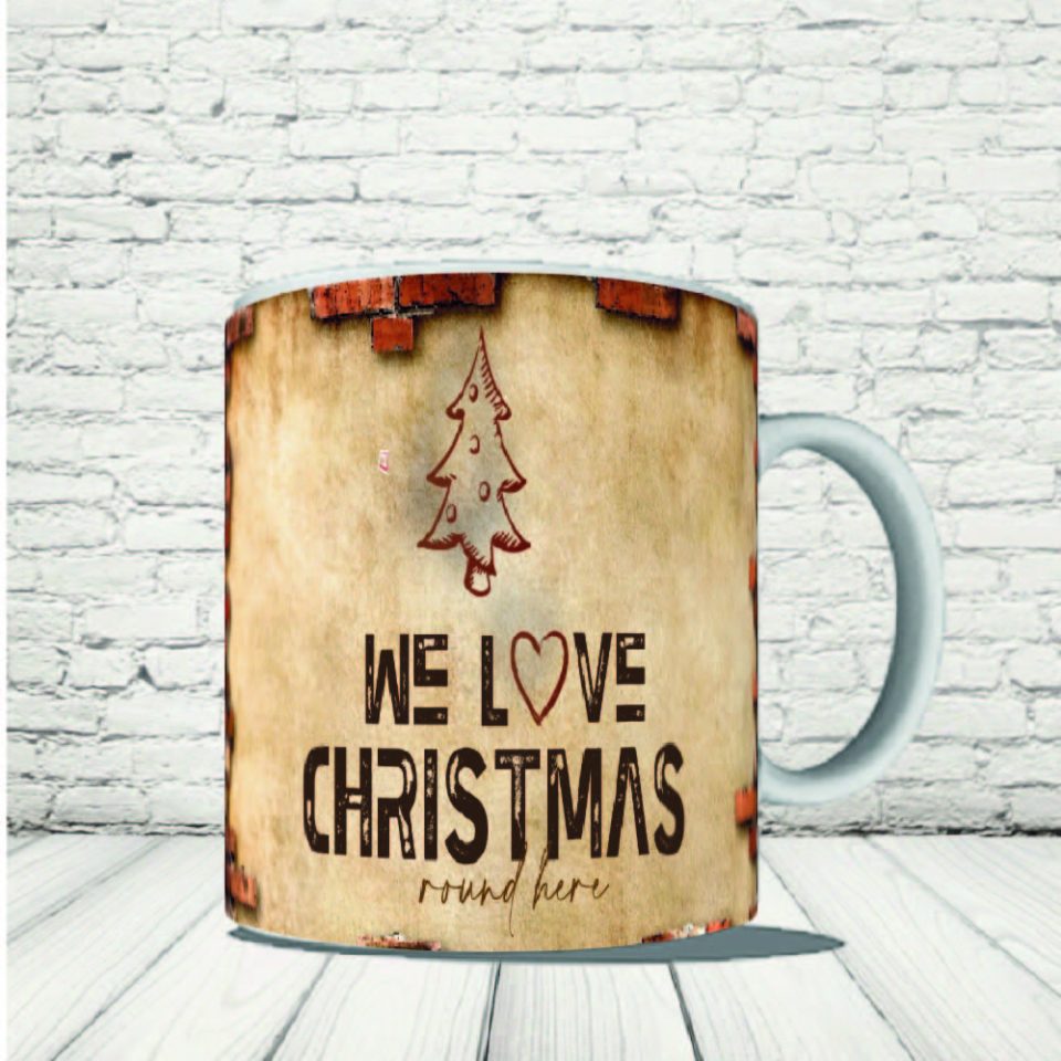 TAZZA NATALE ''LOVE CHRISTMAS ALBERO''