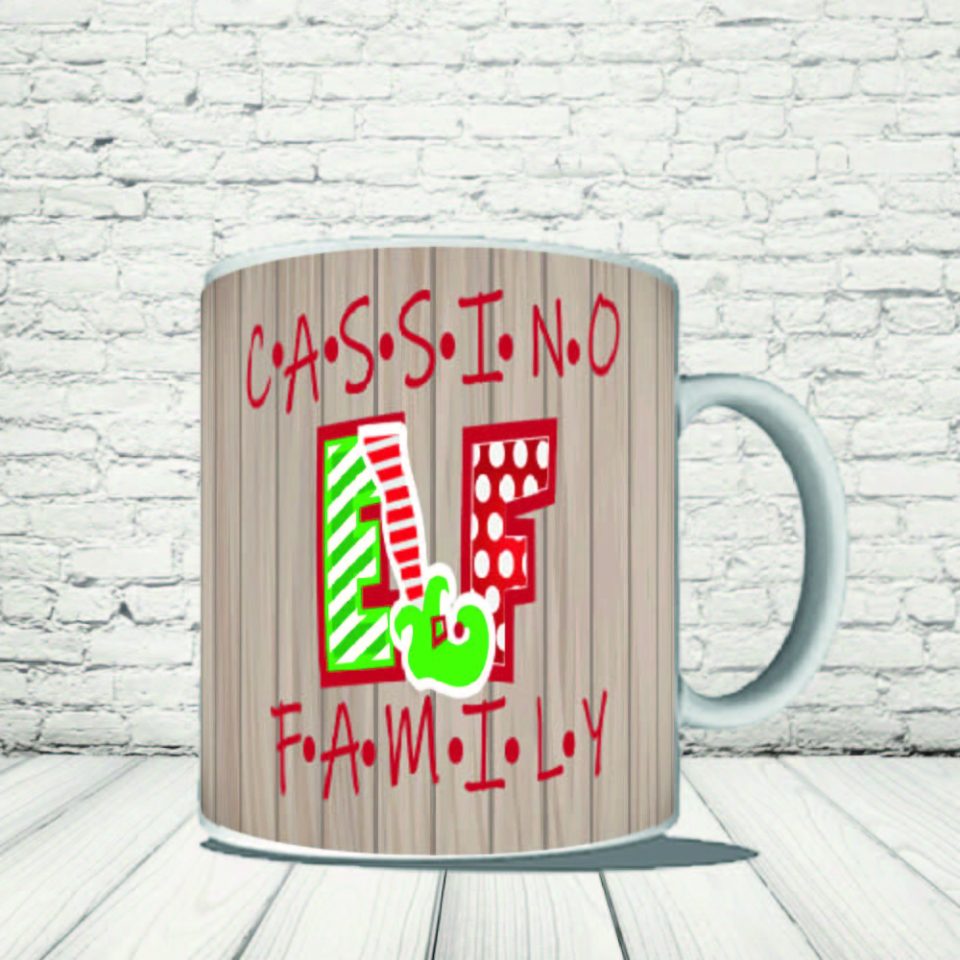 TAZZA NATALE ''CHRISTMAS ELF SCARPETTE''