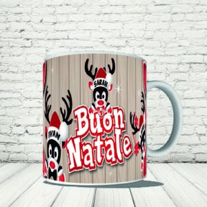 TAZZA NATALE ''CHRISTMAS RENNE''