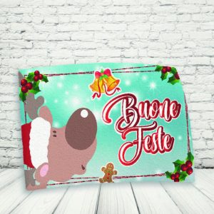 TOVAGLIETTA ''RENNA CARTOON''