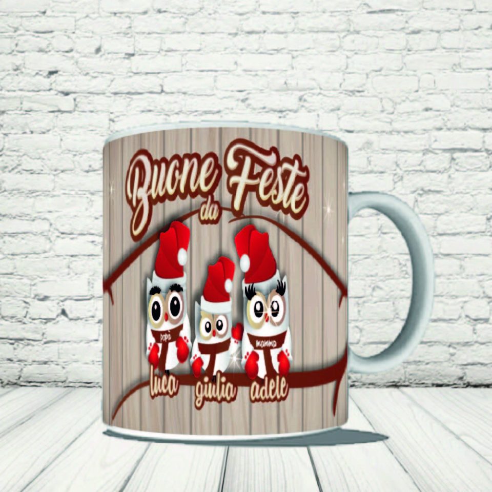 TAZZA NATALE ''CHRISTMAS GUFETTI''