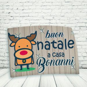 TOVAGLIETTA ''SUPER RENNA CARTOON''