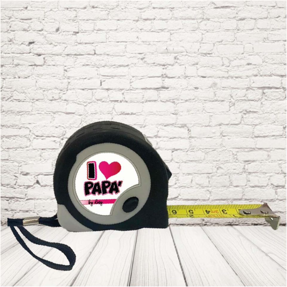 metro ''LOVE DAD CUORE ROSA''