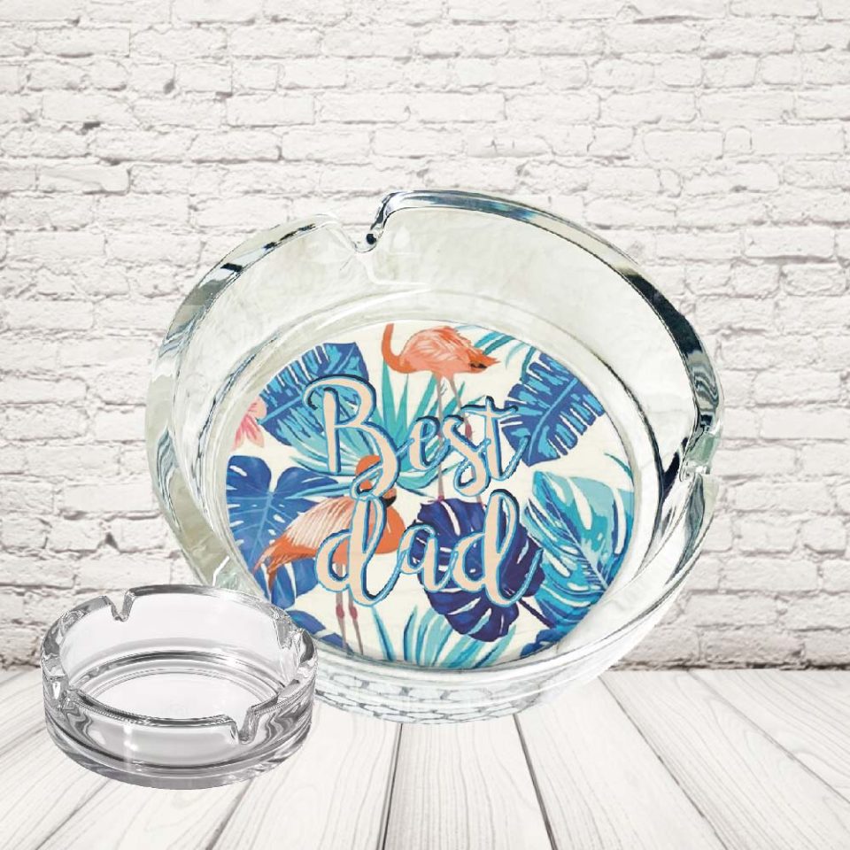 POSACENERE ''BEST DAD BLU''