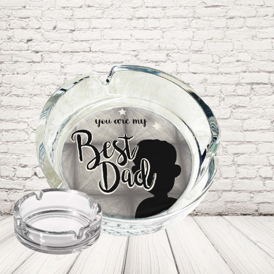 POSACENERE ''BEST DAD GREY''