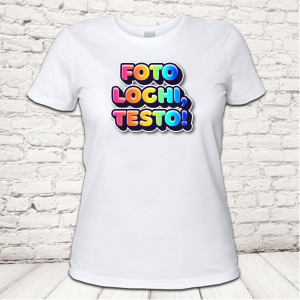 t-shirt donna bianca