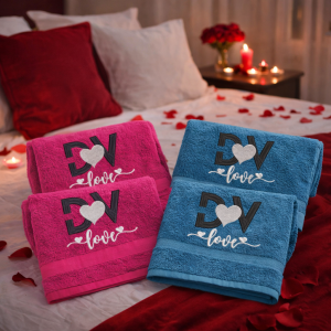 SET ASCIUGAMANO ''LOVE LETTER''