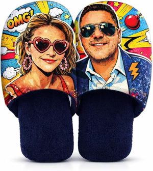 pantofole pop art colore