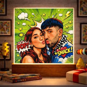 LAMPADA LED POP ART VERDE