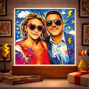 LAMPADA LED POP ART BLU