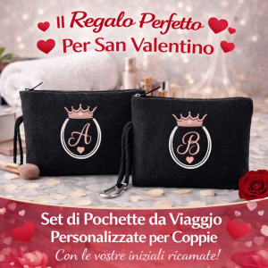 Coppia Pochette Ricamate