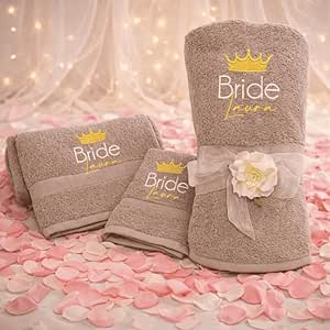 SET ASCIUGAMANI ''sposi corona''