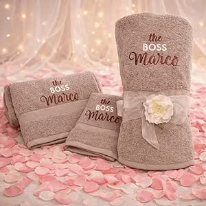 SET ASCIUGAMANI ''boss''