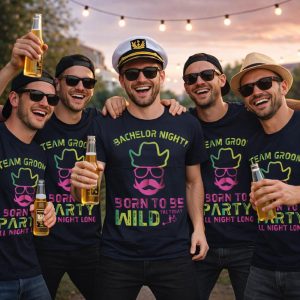 T-SHIRT CELIBATO ''BORN TO BE WILD'' NERE