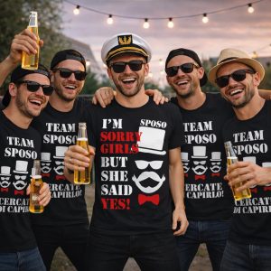 T-SHIRT CELIBATO ''IM SORRY'' NERE