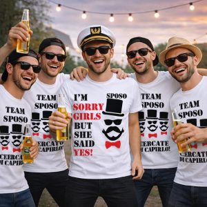 T-SHIRT CELIBATO ''IM SORRY'' BIANCHE