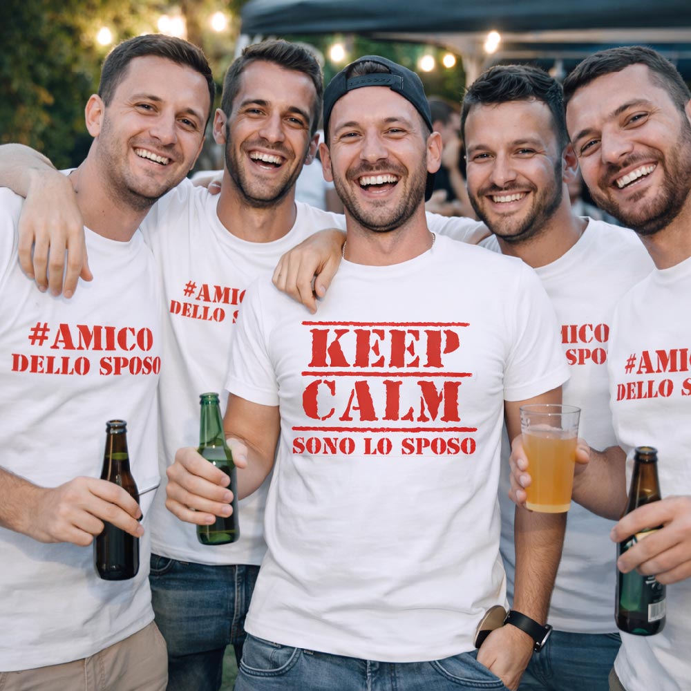 KEEP CALM SPOSO BIANCHE