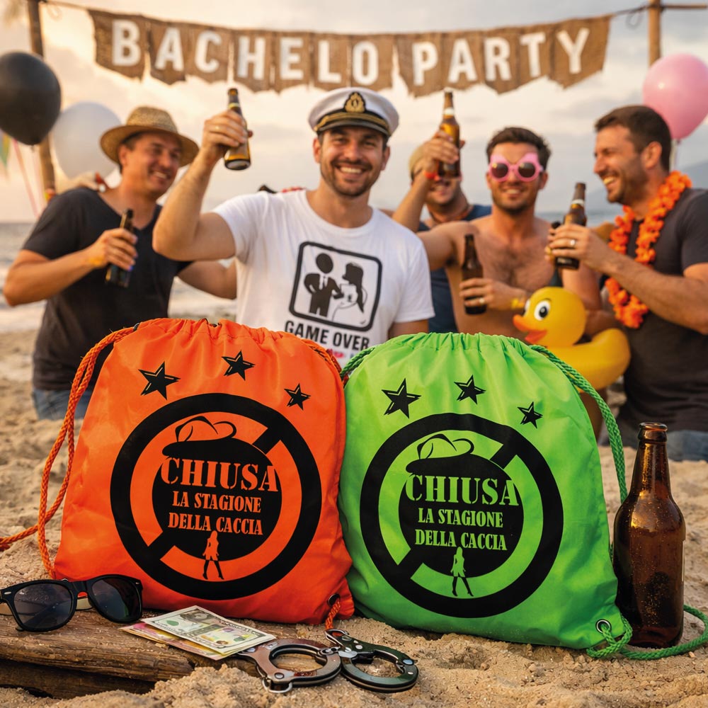 SACCA SPORT FLUO ''CHIUSA LA STAGIONE''