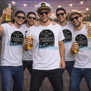 T-SHIRT CELIBATO ''QUI GIACERANNO'' BIANCO