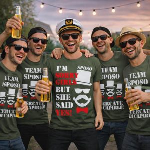 T-SHIRT CELIBATO ''IM SORRY'' VERDE