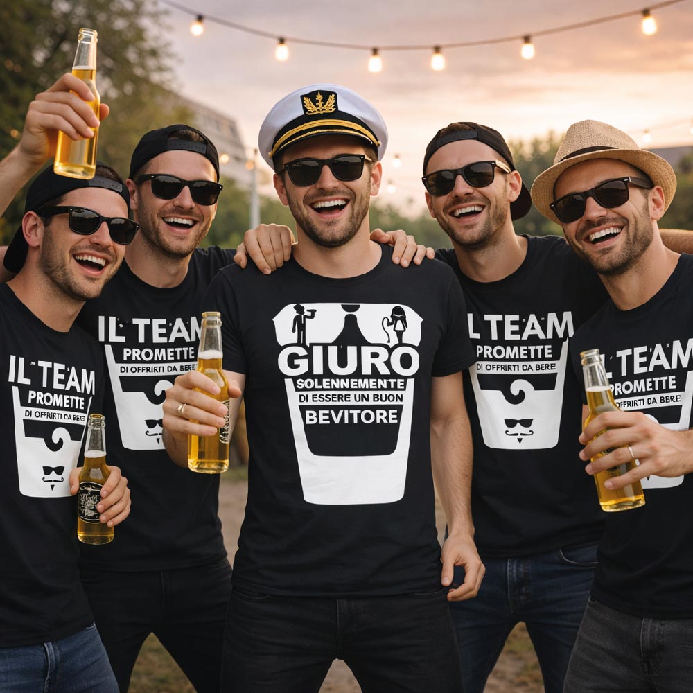 GIURO SOLENNEMENTE SPOSO NERO