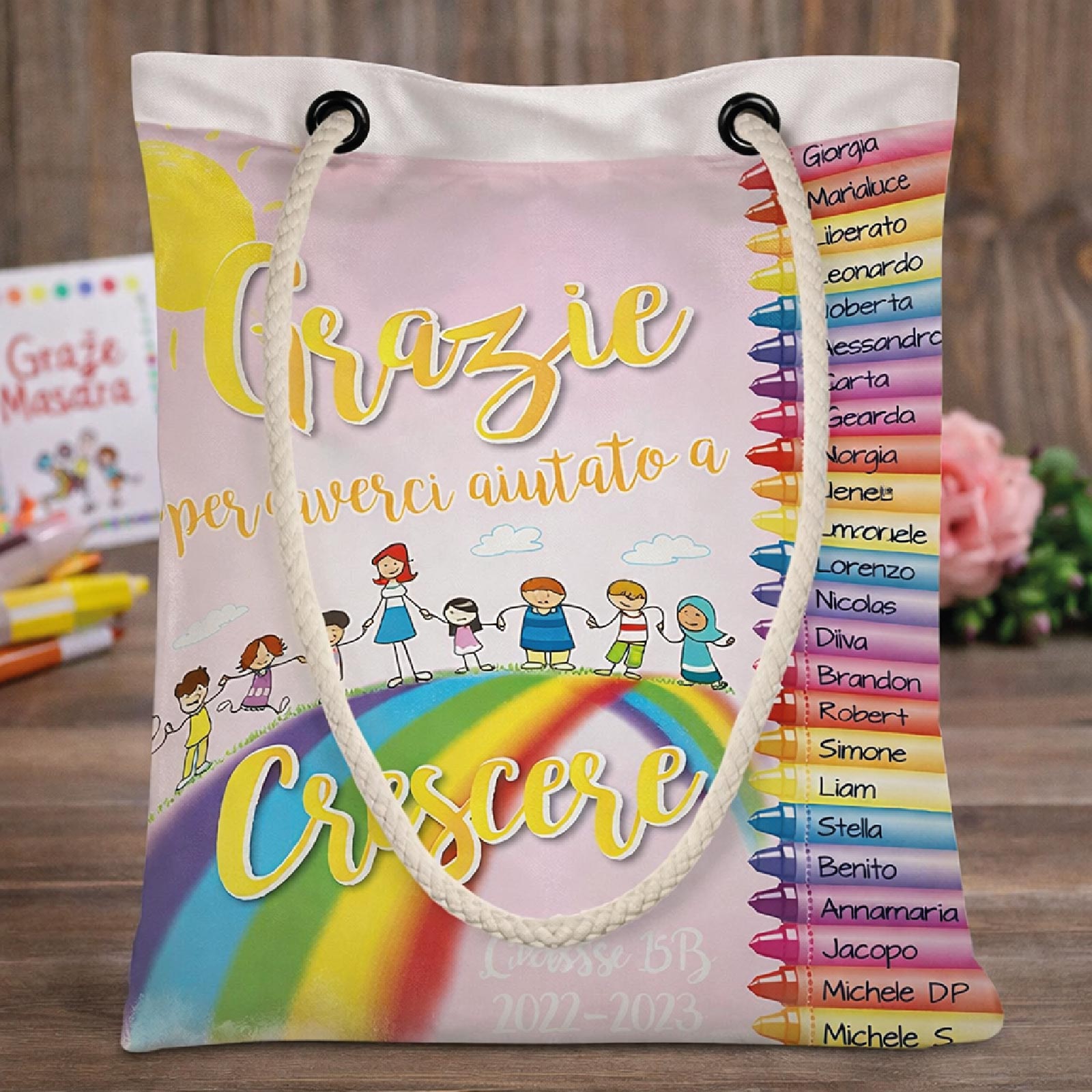 SHOPPER MAESTRA 'AULA COLORATA''