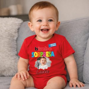 BODY ROSSO''BIMBO SORPRESA''