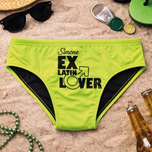 COSTUME FLUO ''EX LATIN LOVER'' GIALLO