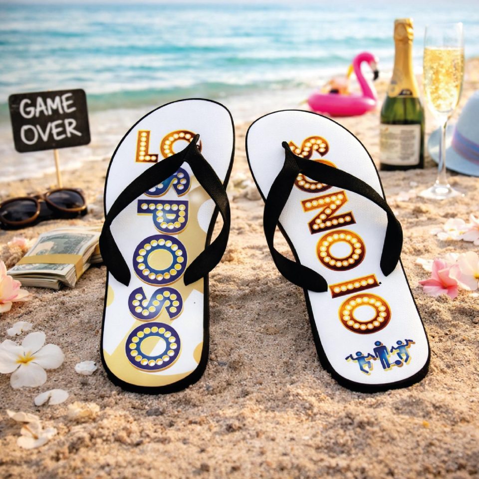 Infradito Uomo per Addio al Celibato Uomo Matrimonio Sposi Eventi Spa Spiaggia Mare Ciabatte LO SPOSO SONO IO 36 37 38 39 40 41 42 43 44 45