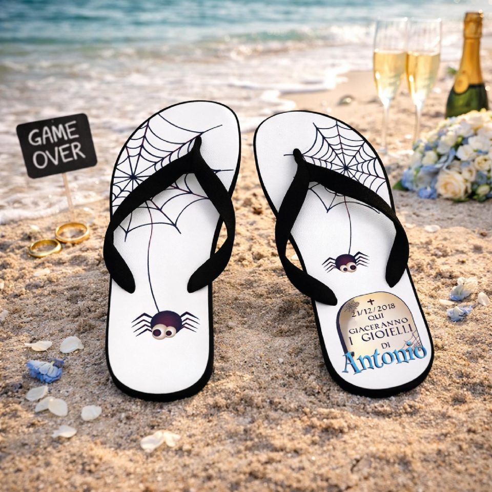 Infradito Uomo per Addio al Celibato Uomo Matrimonio Sposi Eventi Spa Spiaggia Mare Ciabatte GIACERANNO 36 37 38 39 40 41 42 43 44 45