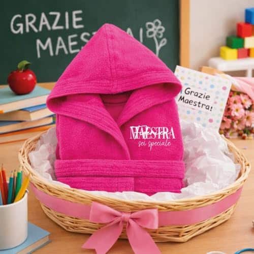 ACCAPPATOIO MAESTRA FUCSIA''SEI SPECIALE''