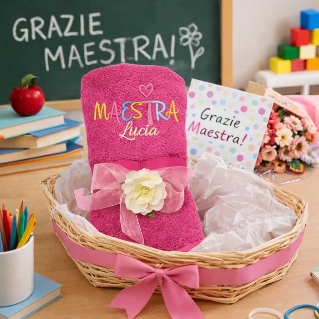 TELO BAGNO MAESTRA FUCSIA ''SKETCH''